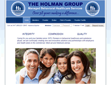 Tablet Screenshot of holmangroup.com